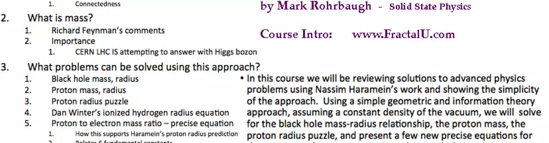 Soluzioni avanzate di fisica geometrica: i protoni esistono INCORPORATI negli elettroni - multilingue - Online Class by Dan Winter