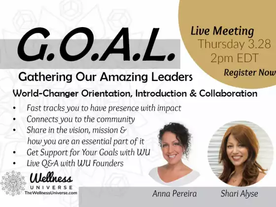  G.O.A.L Meeting / Meet the Founders March 28