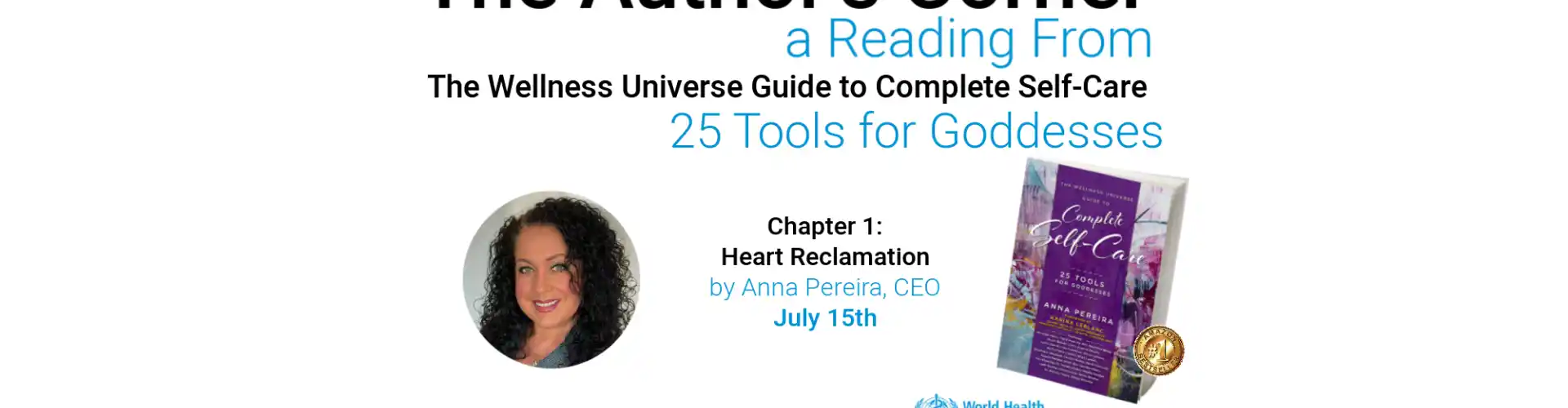 Le coin de l'auteur avec Anna Pereira : chapitre 1 de 25 outils pour les déesses - Online Class by The Wellness Universe