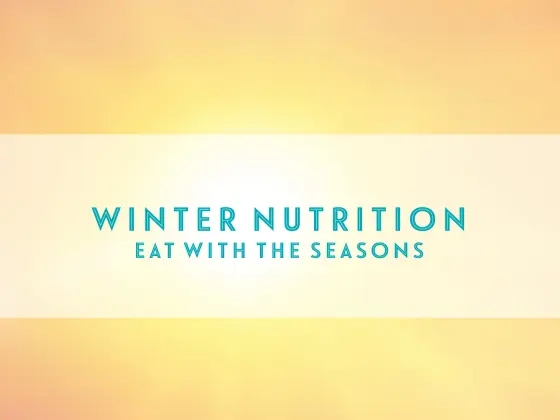 Essen Sie mit den Jahreszeiten - Winter