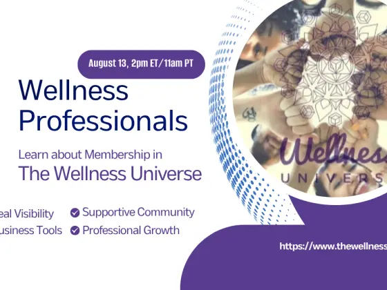 Einführung zur Wellness Universe-Mitgliedschaft